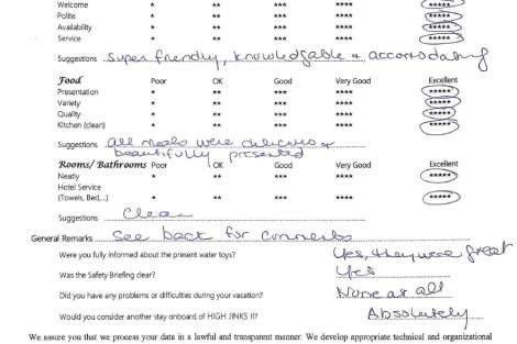 Review img # 124 of the yacht HIGH FIVE