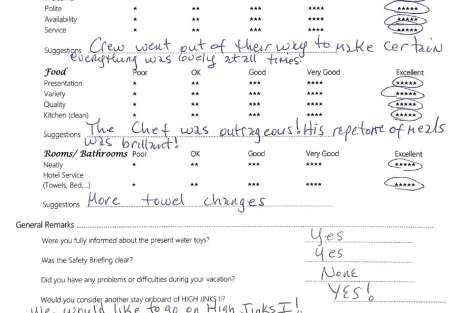 Review img # 130 of the yacht HIGH FIVE