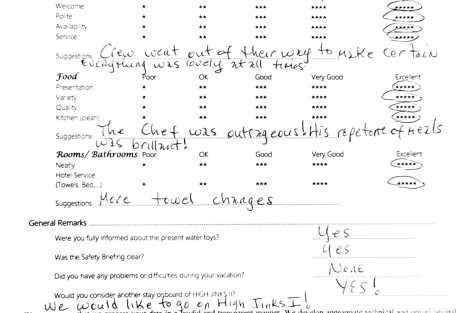 Review img # 108 of the yacht HIGH FIVE