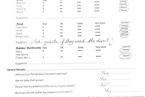 Review img # 79 of the yacht HIGH FIVE