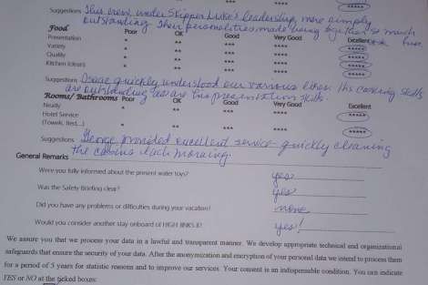 Review img # 81 of the yacht HIGH FIVE