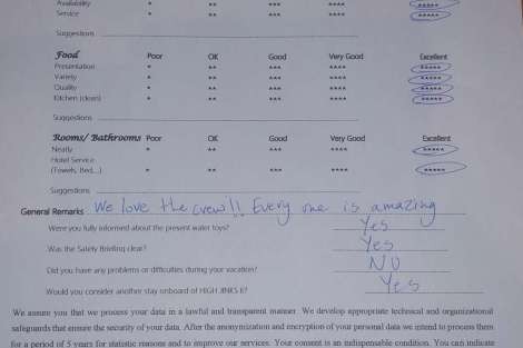 Review img # 77 of the yacht HIGH FIVE