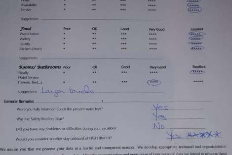 Review img # 65 of the yacht HIGH FIVE