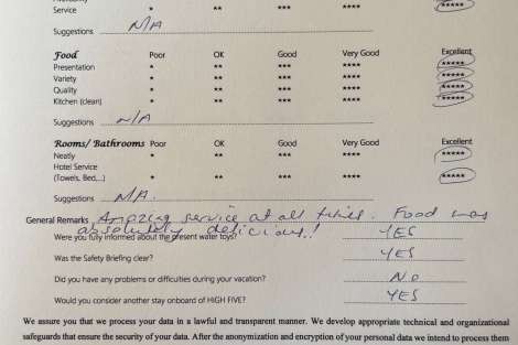 Review img # 55 of the yacht HIGH FIVE