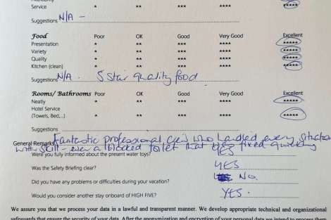 Review img # 56 of the yacht HIGH FIVE