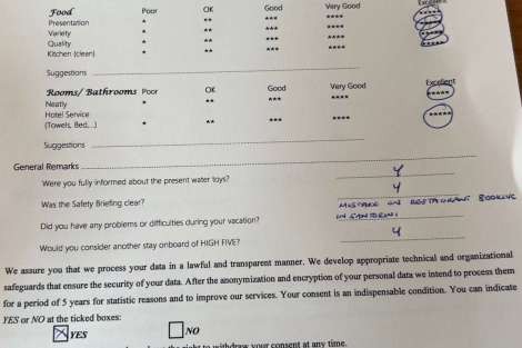 Review img # 43 of the yacht HIGH FIVE