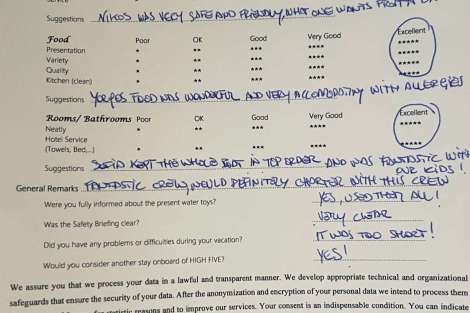 Review img # 38 of the yacht HIGH FIVE