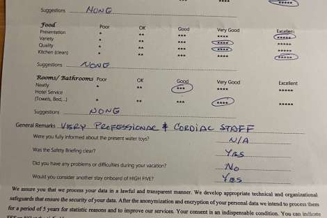 Review img # 35 of the yacht HIGH FIVE