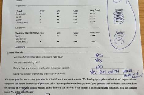 Review img # 28 of the yacht HIGH FIVE