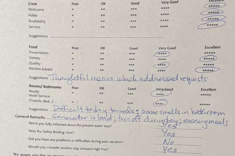 Review img # 17 of the yacht HIGH FIVE