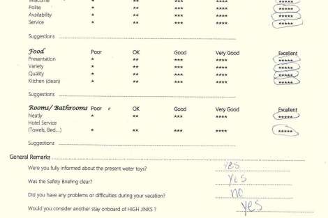 Review img # 46 of the yacht HIGHJINKS