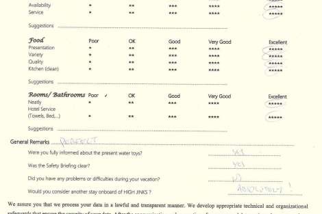 Review img # 44 of the yacht HIGHJINKS