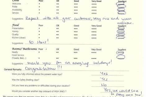 Review img # 32 of the yacht HIGHJINKS