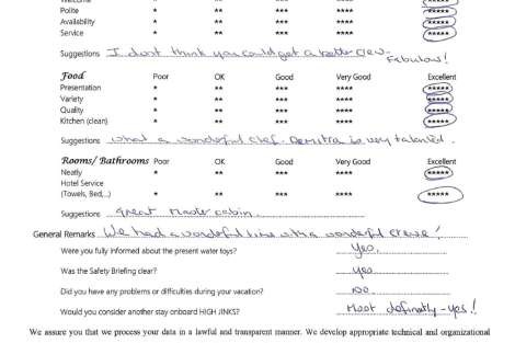Review img # 61 of the yacht Highjinks