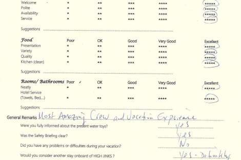 Review img # 47 of the yacht Highjinks