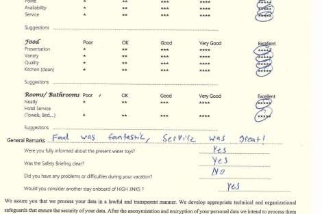 Review img # 41 of the yacht Highjinks