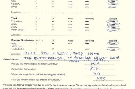 Review img # 36 of the yacht Highjinks