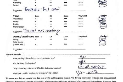 Review img # 26 of the yacht Highjinks