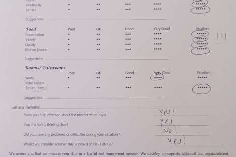 Review img # 20 of the yacht Highjinks