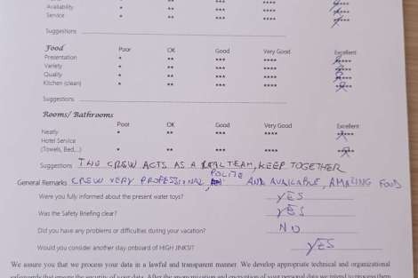 Review img # 12 of the yacht Highjinks