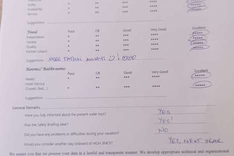 Review img # 9 of the yacht Highjinks