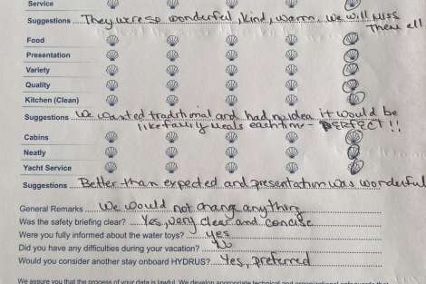 Review img # 45 of the yacht HYDRUS