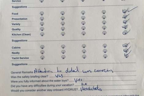 Review img # 46 of the yacht HYDRUS