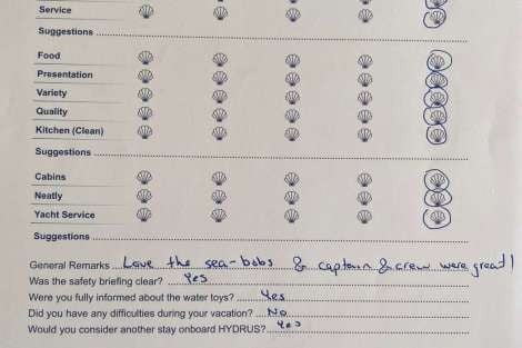 Review img # 33 of the yacht HYDRUS