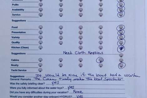 Review img # 29 of the yacht HYDRUS