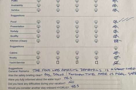 Review img # 17 of the yacht HYDRUS