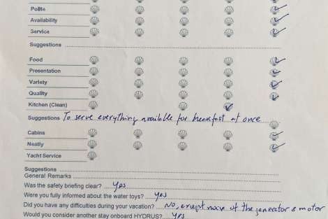 Review img # 14 of the yacht HYDRUS