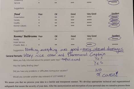 Review img # 11 of the yacht Just Marie 2