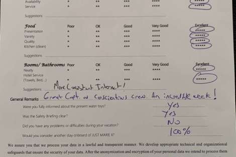 Review img # 12 of the yacht Just Marie 2