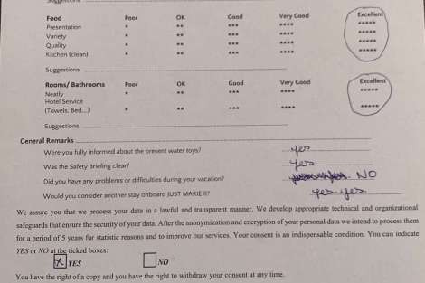 Review img # 5 of the yacht Just Marie 2