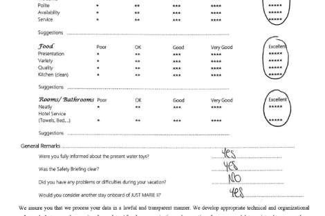 Review img # 34 of the yacht JUST MARIE 2