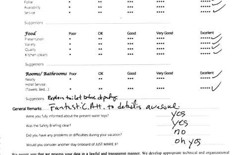Review img # 24 of the yacht JUST MARIE 2