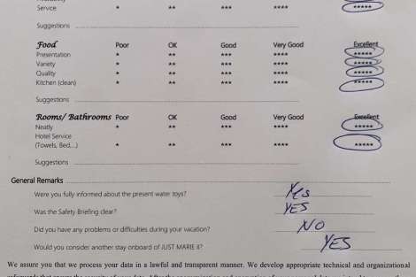 Review img # 17 of the yacht JUST MARIE 2