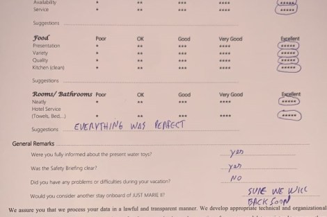 Review img # 16 of the yacht JUST MARIE 2
