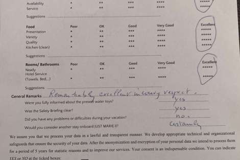 Review img # 7 of the yacht JUST MARIE 2