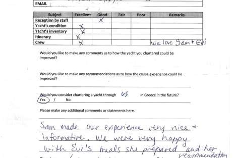 Review img # 3 of the yacht KALISI MOU