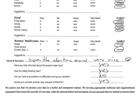 Review img # 131 of the yacht KIMATA