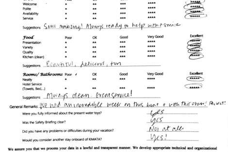 Review img # 122 of the yacht KIMATA