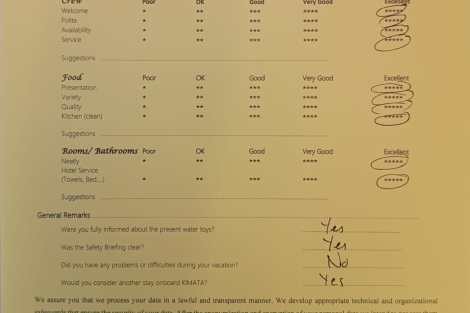 Review img # 81 of the yacht KIMATA