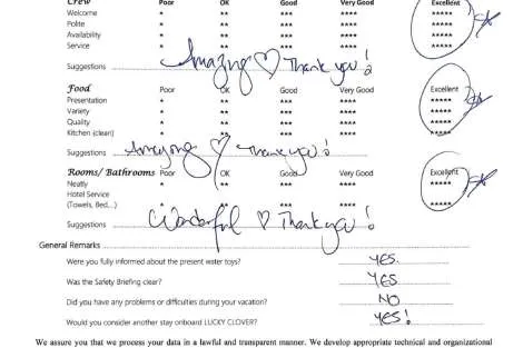 Review img # 102 of the yacht LUCKY CLOVER