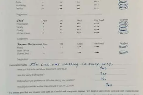 Review img # 43 of the yacht LUCKY CLOVER