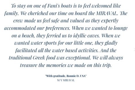 Review img # 2 of the yacht MIRAVAL