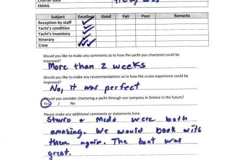 Review img # 1 of the yacht MOONDANCE