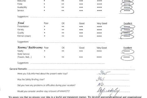 Review img # 137 of the yacht NAMASTE (SAMANA)