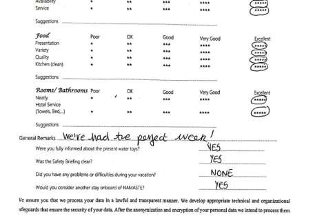 Review img # 108 of the yacht NAMASTE (SAMANA)