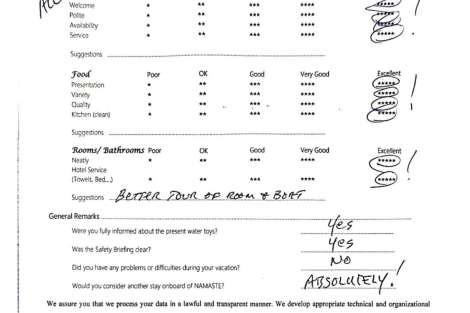 Review img # 127 of the yacht NAMASTE (SAMANA)